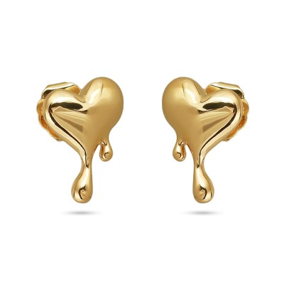 Серьги Оттепель (покрытие золото), Есть комплект