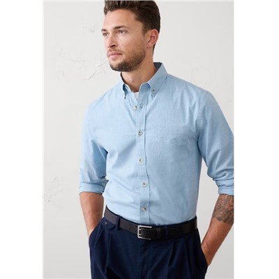 Slim-Fit Softwash Cotton Shirt