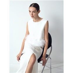 Топ с перьями, B3176/whiteswan