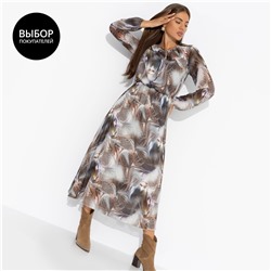 Платье на подкладе, Летящие мгновения (grey)