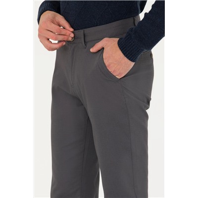 Erkek Antrasit Kanvas Pantolon