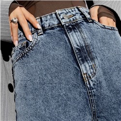 Джинсы палаццо из 100% хлопка, Modena (medium blue)