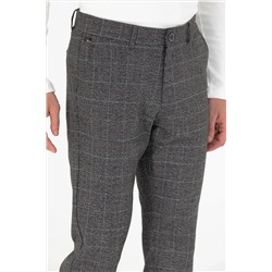 Erkek Gri Kanvas Pantolon