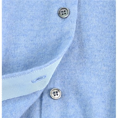 Лёгкий шерстяной кардиган с вышитым сердцем