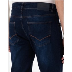 Koyu Lacivert Slim Fit Jean Pantolon