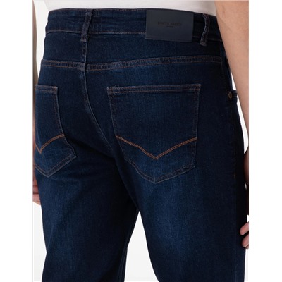Koyu Lacivert Slim Fit Jean Pantolon