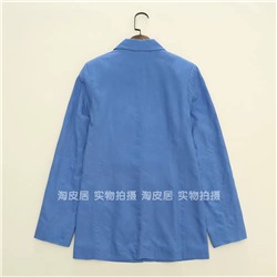 Женский пиджак из смесового льна Н*М