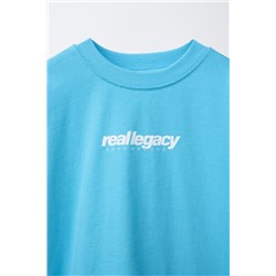 T-SHIRT WITH LABEL PRINT