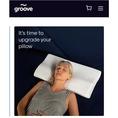 Ортопедическая подушка  Groov*e Pur*e Origina*l (ранее назывался Eas*y Sleape*r)  Оригинал