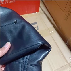 Экспорт в Россию. Кожаные демисезонные сапоги с круглым носком на толстом каблуке. Тоф*а