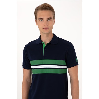 Erkek Regular Fit Lacivert Polo Yaka Tişört