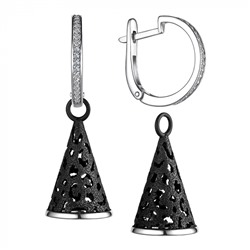 Серьги серебро 52957SG