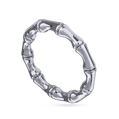 Кольцо Бамбук (покрытие родий), Есть комплект