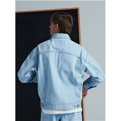 Джинсовая куртка оверсайз