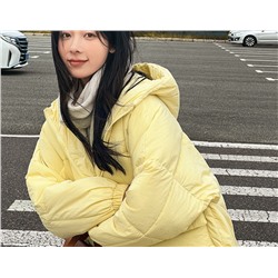 Осенне-зимнее пуховое хлопковое пальто средней длины