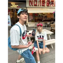 Футболка унисекс, декорированная аппликацией и вышивкой  ГЭ*П