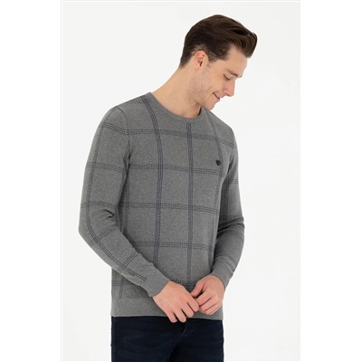 Erkek Gri Melanj Kazak