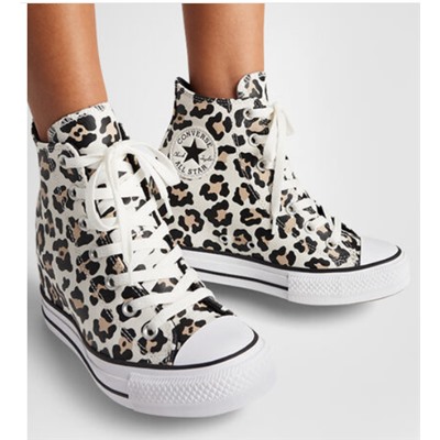 Chuck Taylor All Star Wedge Platform Leopard