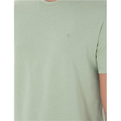 Çağla %100 Pamuk Slim Fit Bisiklet Yaka Basic Tişört