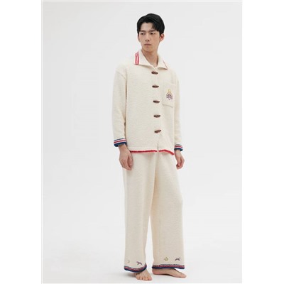 Мягкая и приятная к телу  плюшевая пижама Tb*h , модель унисекс Экспорт