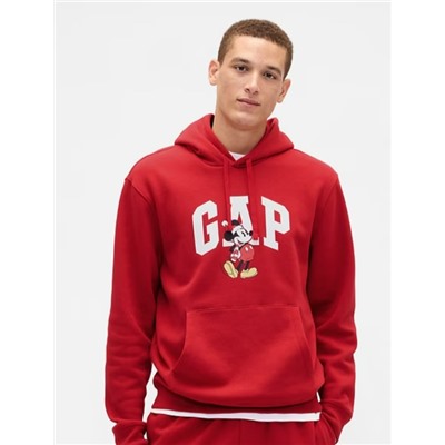 Disney × Mickey Mouse Relaxed Logo Hoodie