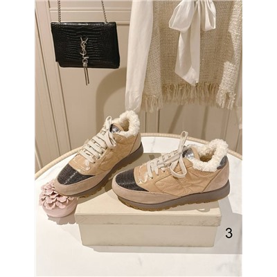 Теплые женские кроссовки  БРУНЕЛЛО КУЧИНЕЛЛ*И