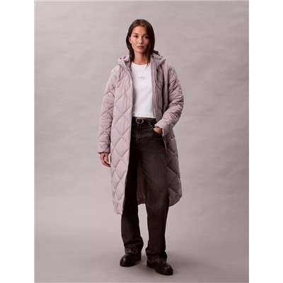 Long Hooded Puffer Jacket