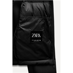 NEOPRENE-EFFECT PADDED JACKET