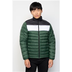 Anorak Caqui y blanco