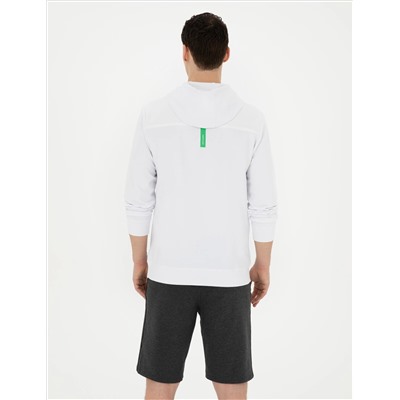 Beyaz Regular Fit Sweatshirt