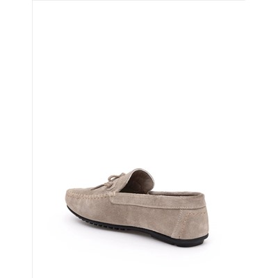 Bej %100 Deri Loafer