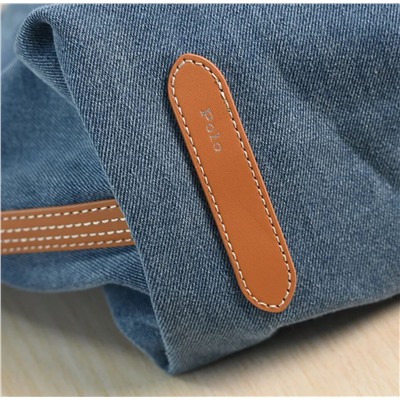 Закрытая джинсовая сумка