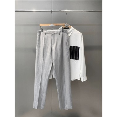 Мужские брюки из смесового французского льна, экспорт  Urba*n by Gem*o