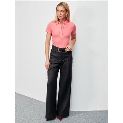 Футболка-поло  из премиального хлопка