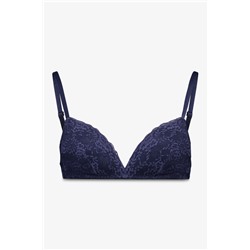 Sujetador triangular CHARMING encaje azul oscuro