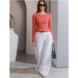 Джемпер тонкой вязки из вискозы с нейлоном