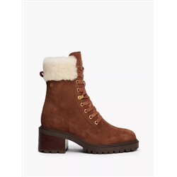 Top Gift Suede Lace-Up Boot