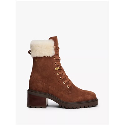 Top Gift Suede Lace-Up Boot