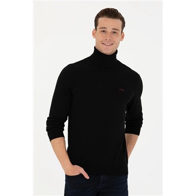 Erkek Siyah Basic Kazak