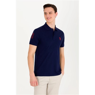 Erkek Lacivert Basic Polo Yaka Tişört