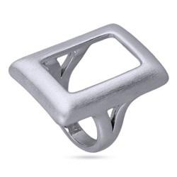 Кольцо (покрытие сатиновый родий)