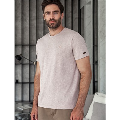 Футболка базовая полуприлегающая из премиального хлопка с эластаном