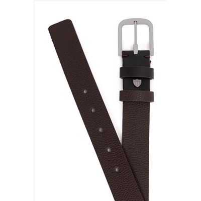 Erkek Çift Taraflı Kahverengi Kemer