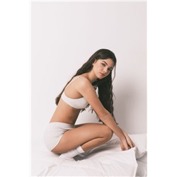 Braga bóxer Seamless gris