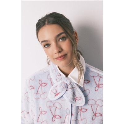 Bata polar pelo Jaquard