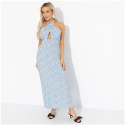 Сарафан макси, Подсказало сердце (голубой)