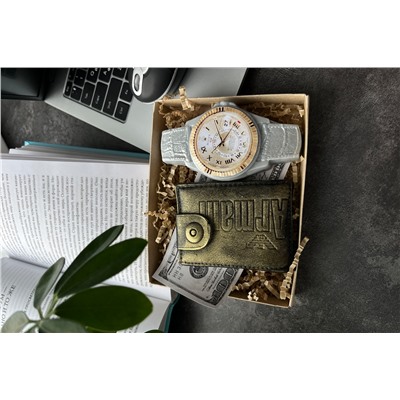 89601 набор мыла "Часы - Кошелек"