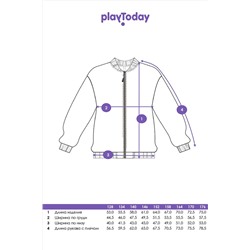 Толстовка PLAYTODAY, 1127070