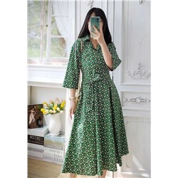 Платье-рубашка с принтом МАКС МАР*А