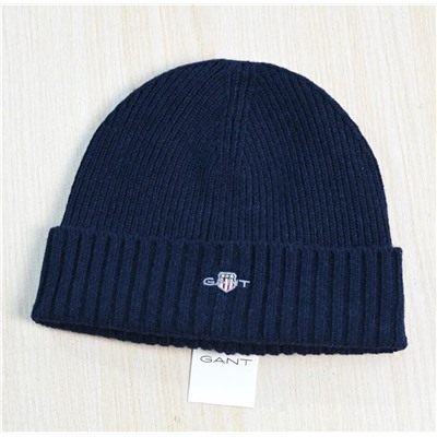 Теплая вязаная шапка бини из толстой шерстяной смеси ГАН*Т